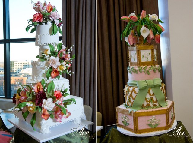 signature cakes by vicki, nashville bridal show, enchanted brides